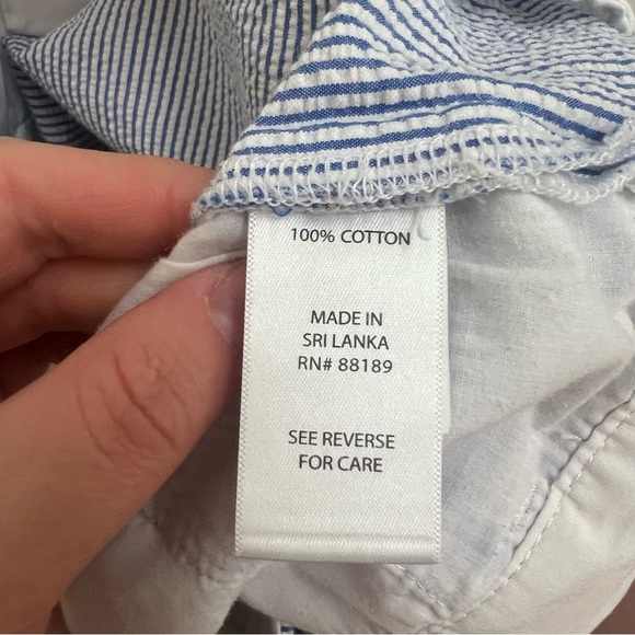 Lily Pulitzer Striped Scallop Hem Women's Shorts - Picture 7 of 8